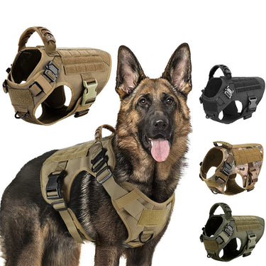 Military Style Dog Harness for Large Breeds
